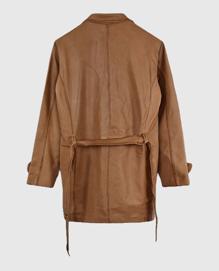 Men's Tan Royal Flying Burnished Coat - second image