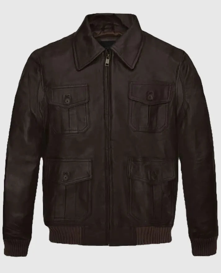 Taylor Lautner Abduction Black Leather Jacket