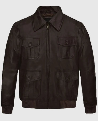 Taylor Lautner Abduction Black Leather Jacket