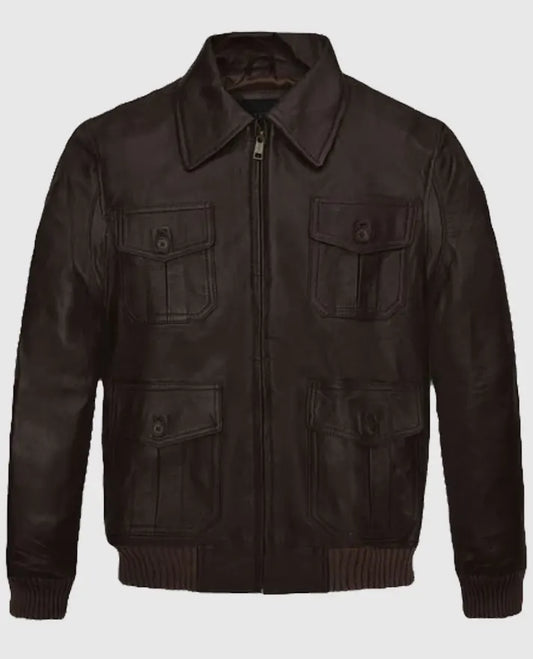 Taylor Lautner Abduction Black Leather Jacket