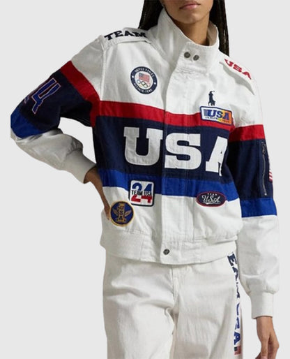 Team USA Closing Ceremony White Jacket