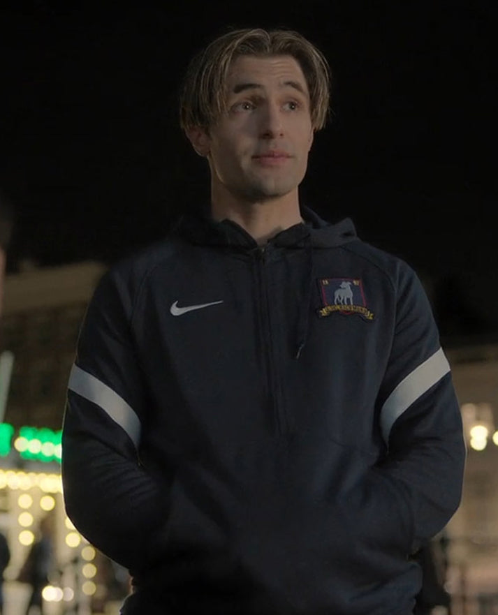 Ted Lasso Season 3 Jamie Tartt Black Hooded Track Jacket