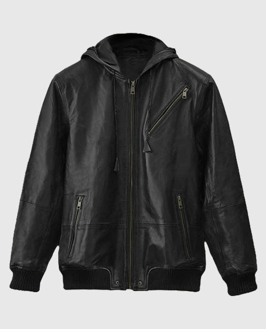 Terminator Genisys Jai Courtney Black Leather Jacket