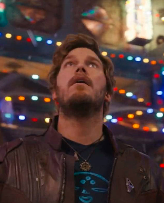 The Guardians of the Galaxy Holiday Special Star Lord Jacket.