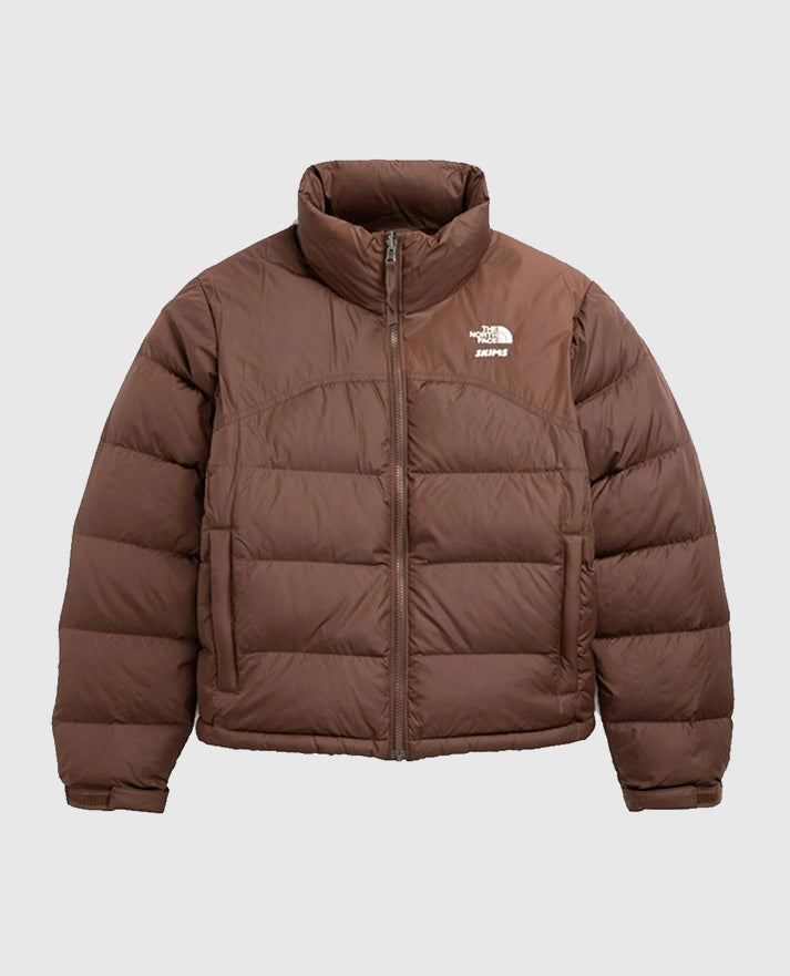 The North Face x Skims Brown Puffer Jacket