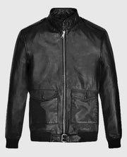 The Tonight Show Andrew Garfield Black Leather Jacket