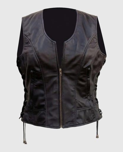 The Walking Dead Michonne Leather Vest 