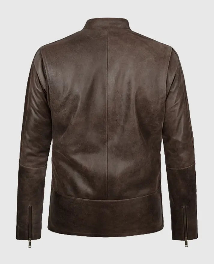 Tom Cruise Jack Reacher Brown Leather Jacket