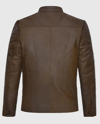 Tom Cruise Leather Brown Jacket