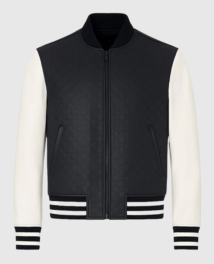 Tom Hardy The Bikeriders Black Varsity Jacket