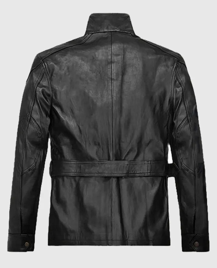 Tom Hardy The Dark Knight Rises Black Leather Jacket
