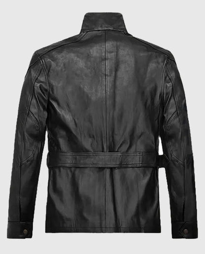 Tom Hardy The Dark Knight Rises Black Leather Jacket