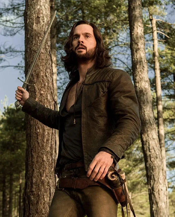 Leonardo da Vinci leather jacket