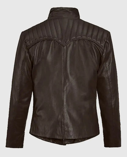 Tom Riley Da Vinci's Demons Brown Leather Jacket