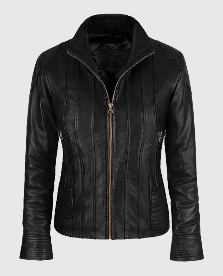 Transformers 2 Megan Fox Black Leather Jacket