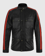 Vin Diesel Black Leather Jacket