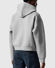 Weekday Scuba Zipper Gray Hoodie