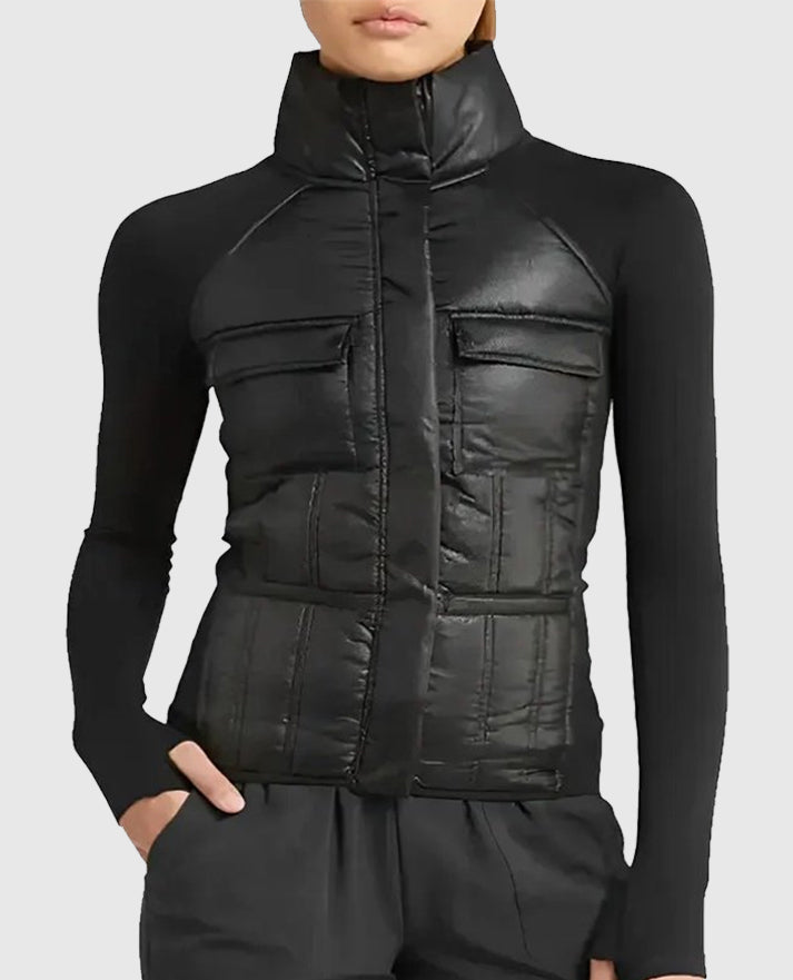 Women's Zella Hybrid Black Jacket