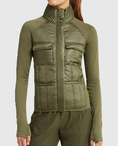 Women's Zella Hybrid Green Jacket