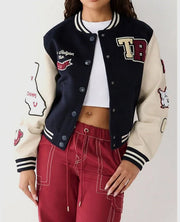 Women’s True Religion Varsity Jacket
