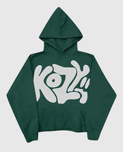 Y2K Kozy Green Hoodie