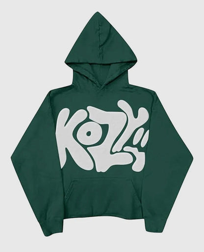 Y2K Kozy Green Hoodie