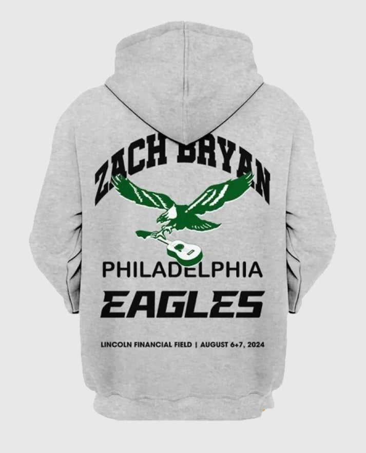 Zach Bryan Eagles Pullover Hoodie