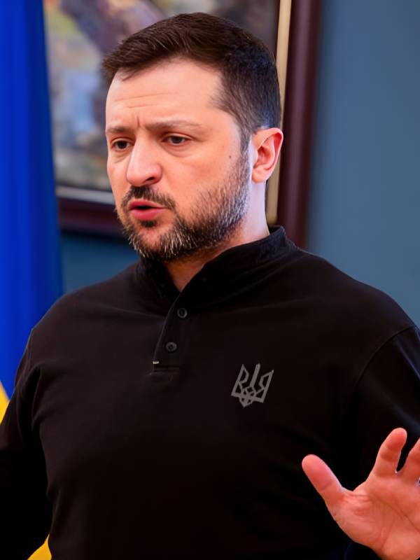 Zelensky Black Polo Shirt