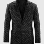 Bocelli Quilted Leather Blazer