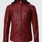 Rodeo Hooded Leather Jacket